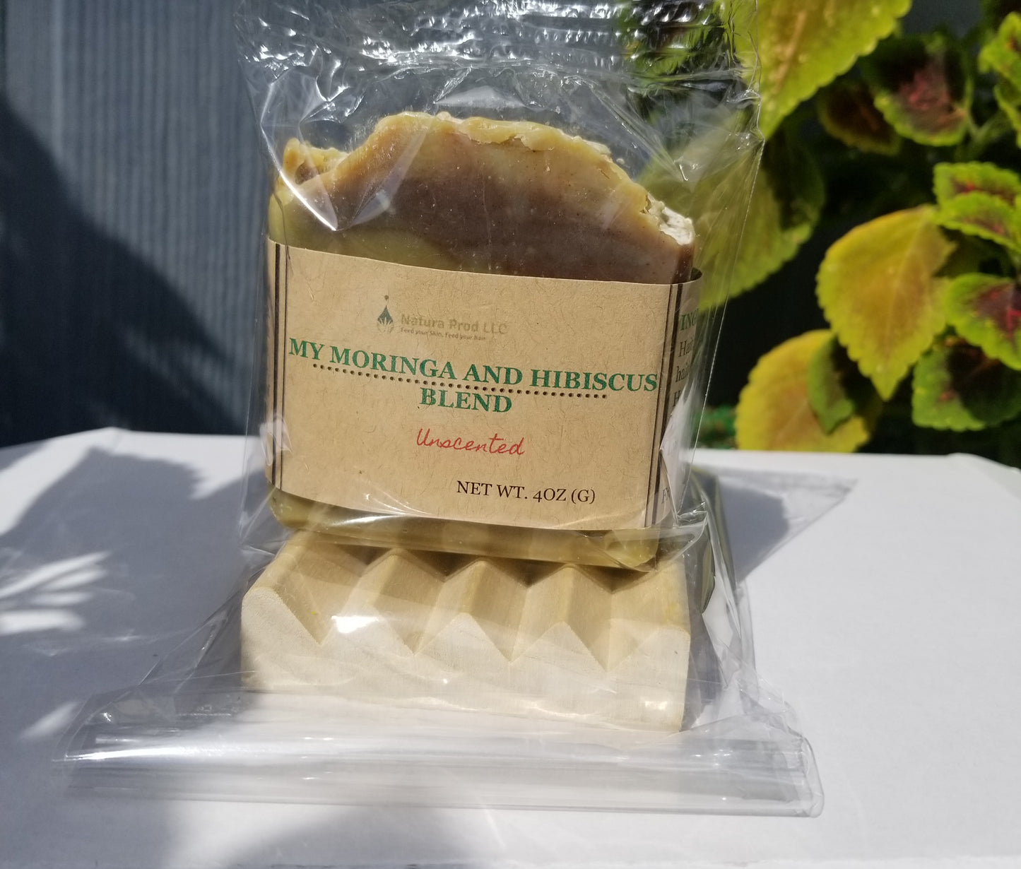My Moringa and Hibiscus Soap/ Savon de Moringa et d'hibiscus