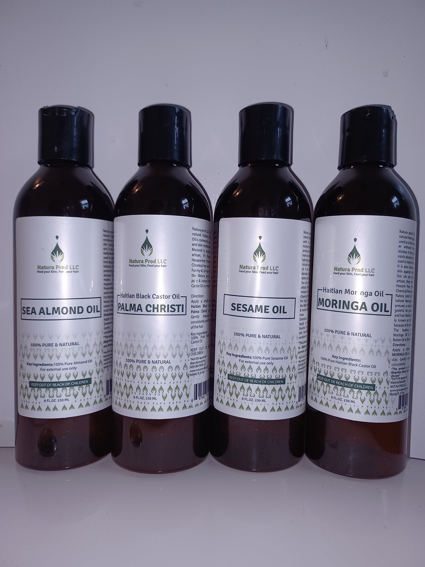 Haitian Sesame Oil/ lwil roroli 8OZ