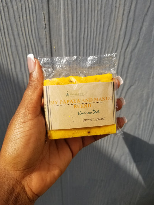 My Papaya and Mango Blend Soap/ Savon de papaye et de mangue