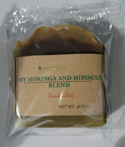 My Moringa and Hibiscus Soap/ Savon de Moringa et d'hibiscus