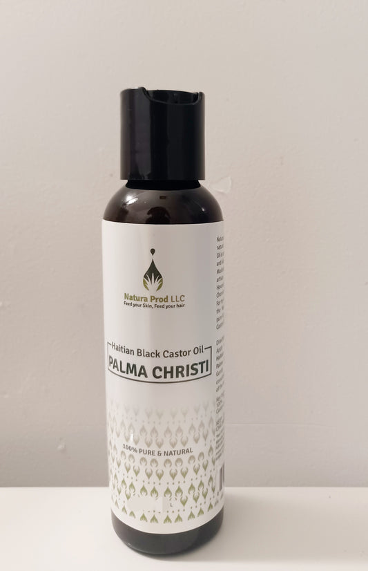 Haitian Black Castor Oil/ Huile Palma Christie 4 oz