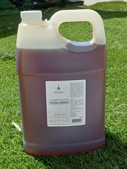 Haitian Black Castor gallon/ Huile Palma Christie gallon